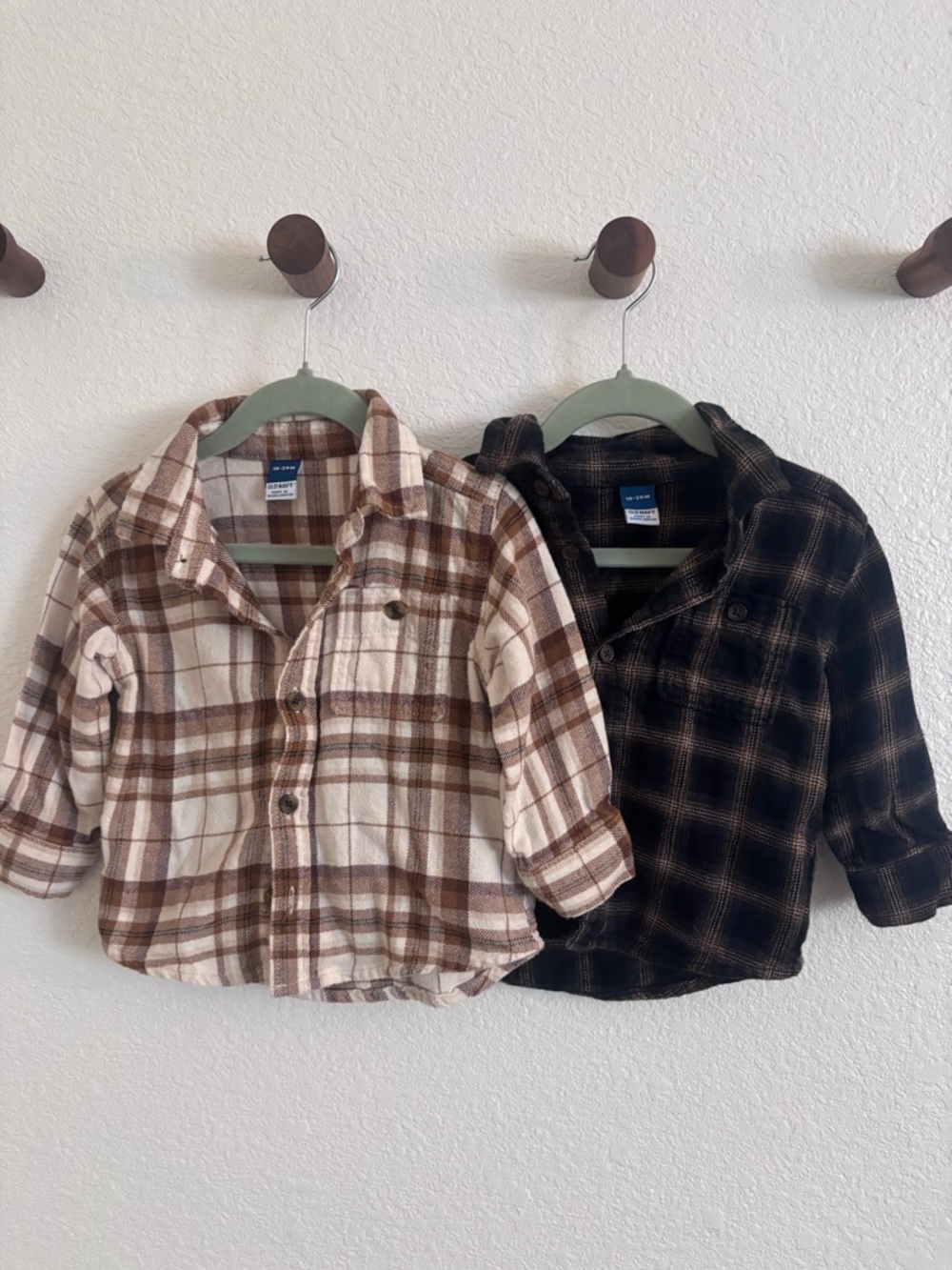 Old Navy Toddler Plaid Button-Down Shirt Set